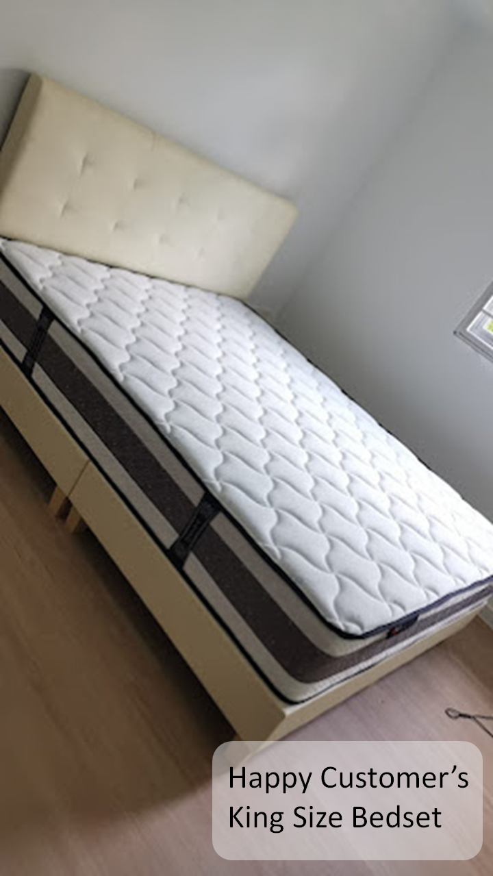 Camelia Cooling Fabric Mattress King Bedset