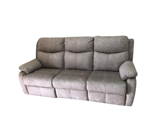 Camilia Signature Comfort Cooling Fabric Recliner Light Gray Main