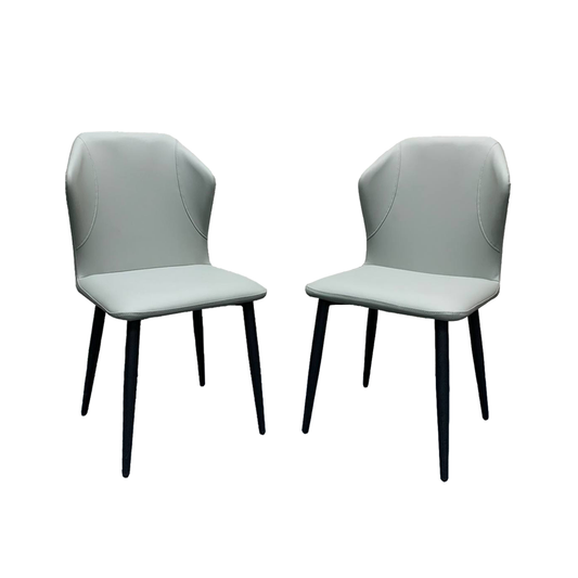 Wing Light Grey Dining Chair (2pcs)