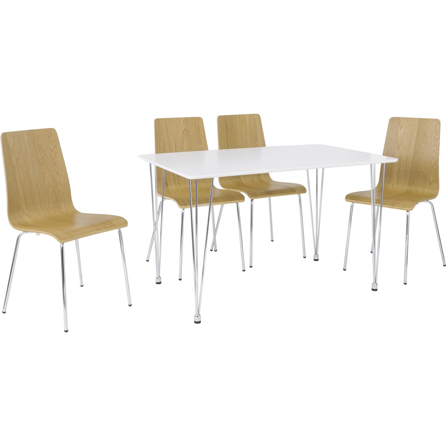 Hazel Dining Set (1+4) 1.2m